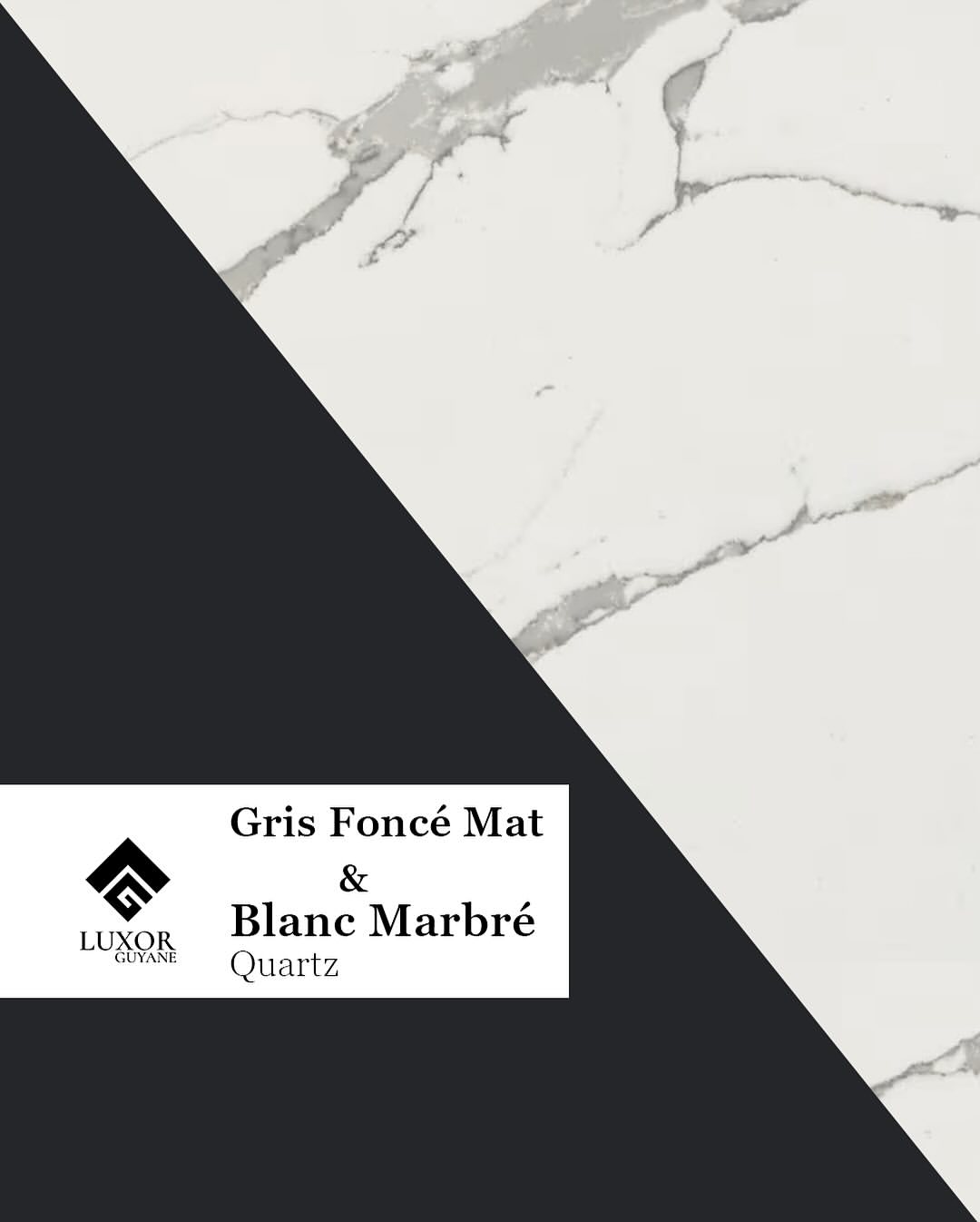 Plan de travail Blanc Marbré