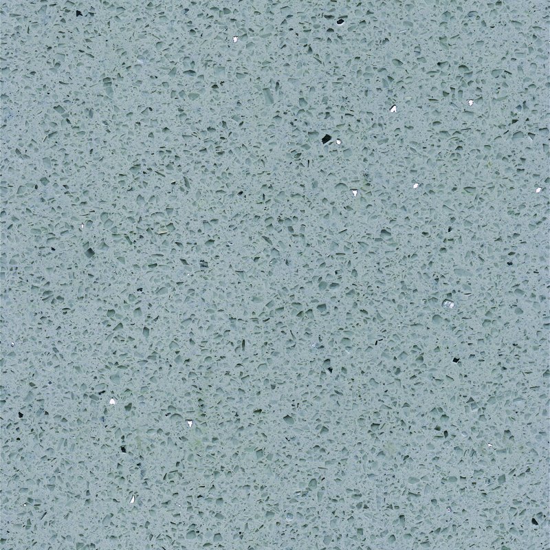Plan de travail quartz Star Grey, gris bleuté pailleté